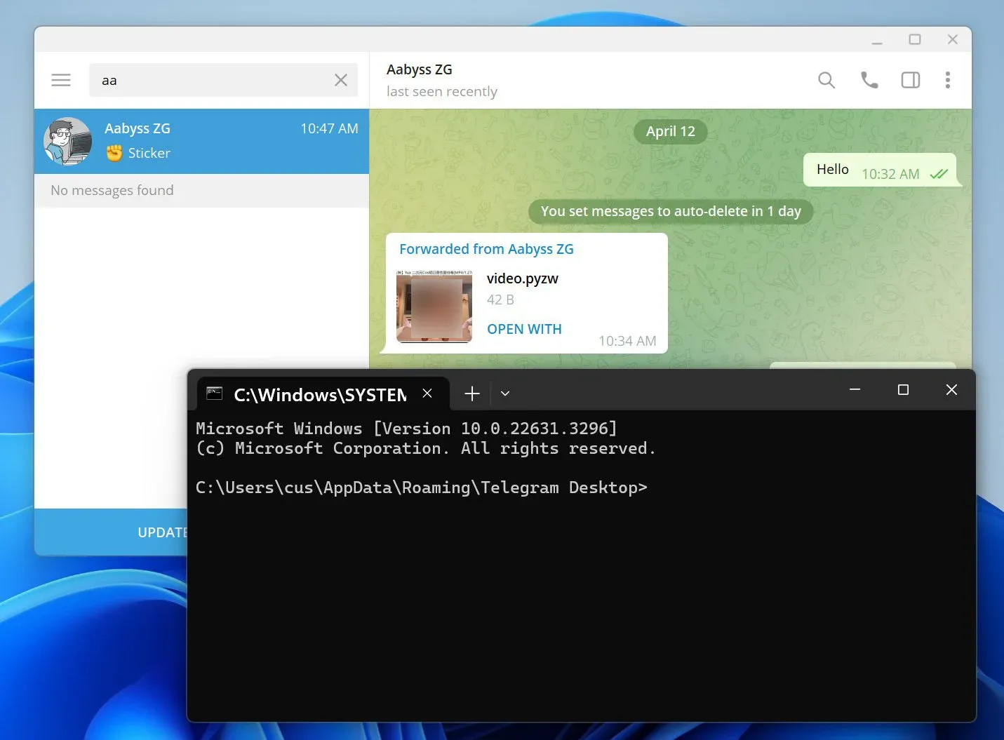 Telegram vá lỗ hổng cho phép chạy mã độc trên Windows